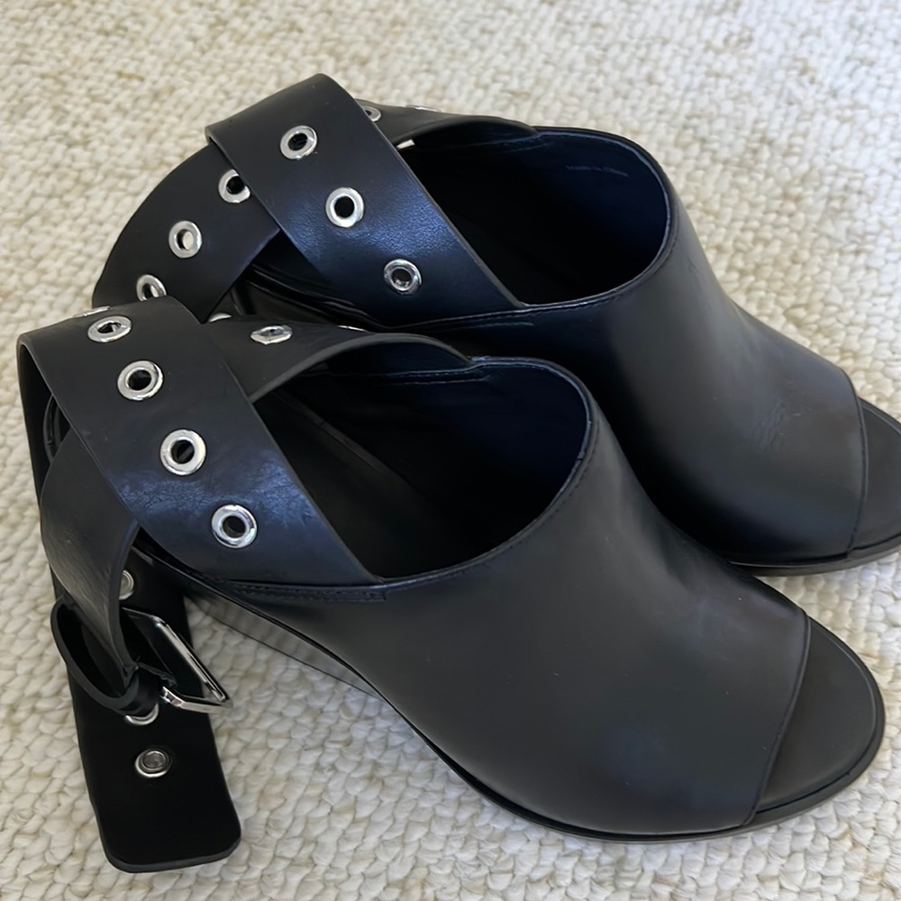 AllSaints black leather shoes